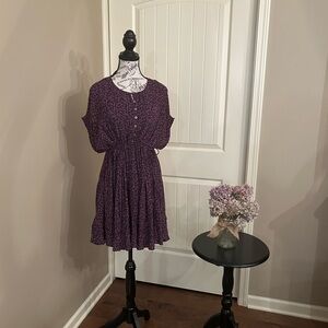 Free People Purple Floral Dress